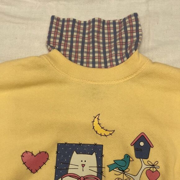 Vintage Gopher womens turtleneck long sleeve sweatshirt size L - Picture 8 of 9